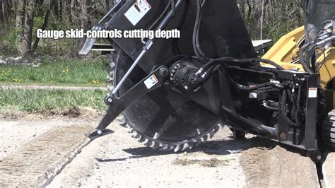 skid steer asphalt cutter|skid steer cutter attachment.